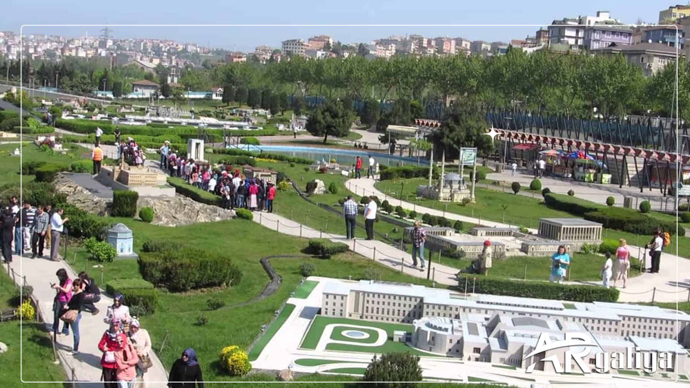 المناظر الخضراء والأزهار النادرة في تل العرائس اسطنبول